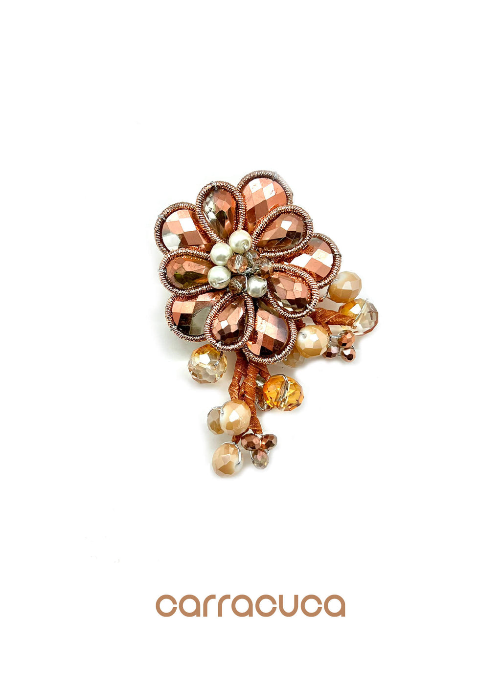 Broche piedras cristal